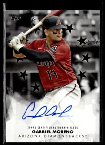 2024 Baseball Stars Black Gabriel Moreno Auto /199 Arizona Diamondbacks #GM - Picture 1 of 2