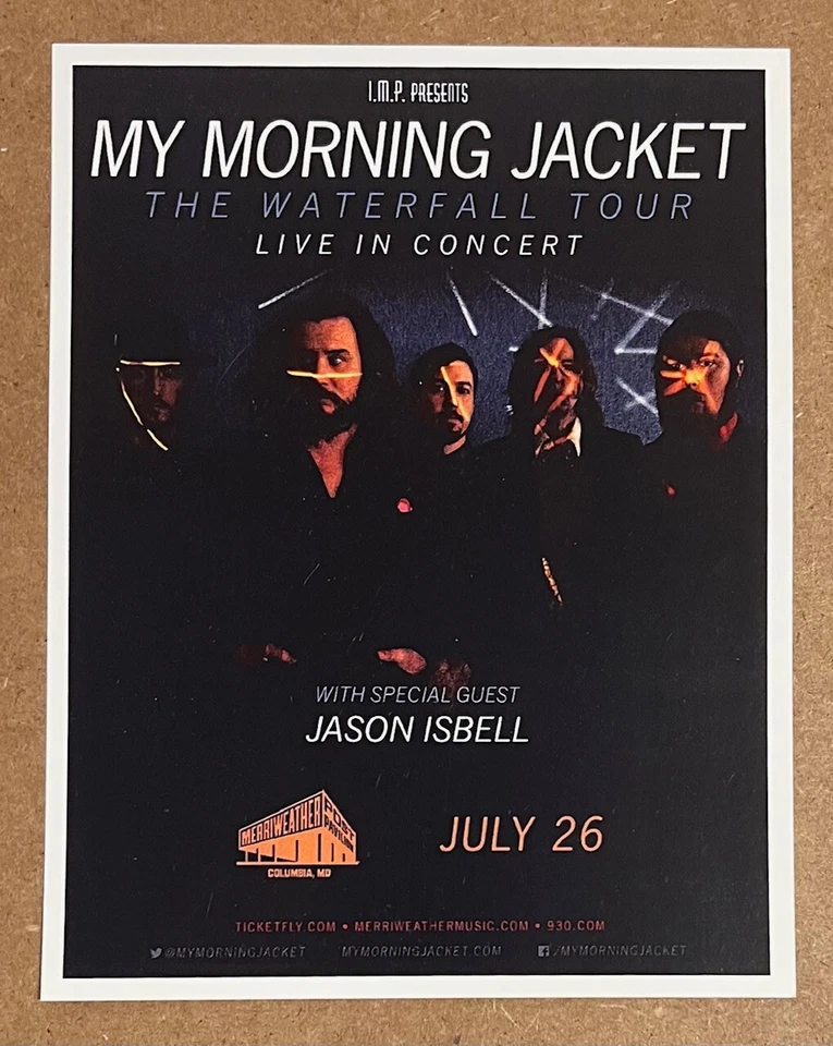 My Morning Jacket - RARE original concert hand flier - Image 1 of 1