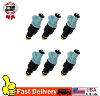 Inyectores de combustible 6 piezas para BMW 525iT BMW M3 BMW 525i BMW 325i BMW 325i 323is 323i Foto 1 de 4
