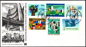 United Nations Vienna (UN) - 1979 - First Issue Definitives Official FDC # 1-6 - Picture 1 of 1