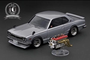 1/18 Ignition Model Nissan Skyline 2000 GT-R KPGC10 w/ S20 Engine IG3234 Minicar - Picture 1 of 5