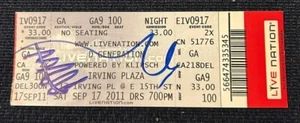 Signiertes Ticket der D Generation (3 Mitglieder) Irving Plaza (NYC) - Bild 1 von 2