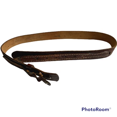 TEX TAN Western Leather Belt Harness Cowhide 1932B Size 30 USA No Buckle cowboy - Image 1 of 4