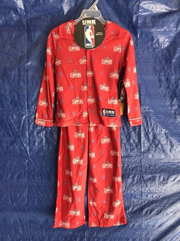 Los Angeles Clippers Pajama Size Large 7 Boy/Girl Cover