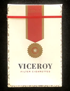 NUEVO SELLADO VINTAGE FILTRO VIRREY CIGARRILLOS TAMAÑO PUENTE CARTAS - Imagen 1 de 7