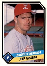 1989 CMC Louisville Red Birds Jeff Fassero Louisville Redbirds #4