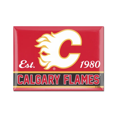 WinCraft Calgary Flames 2.5'' x 3.5'' Primary Fridge Magnet Cover