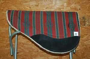 RIDERS CHOICE SADDLE PAD CARDINAL RED BARREL FREE SHIP NEW MADE IN ALABAMA USA - Picture 1 of 1