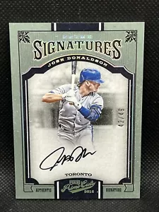 JOSH DONALDSON 2016 PRIME CUTS PRIME SIGNATURES AUTOGRAPH AUTO 42/49 - Picture 1 of 2