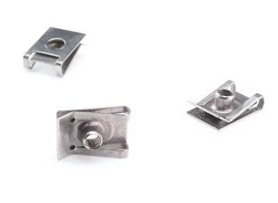 M6 Verkleidungsclipse Edelstahl rostfrei Blechmutter Clipse Verkleidung A2 Clip - Bild 1 von 3