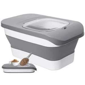 10-13 Lbs Dog Food Stroage Container Collapsible Dog Food Containers with Air... - Picture 1 of 8