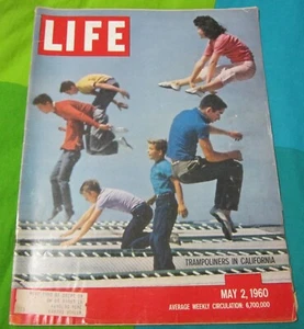 Life Magazine May 2, 1960 - California Trampoliners - Groucho Marx, Ads - Picture 1 of 8