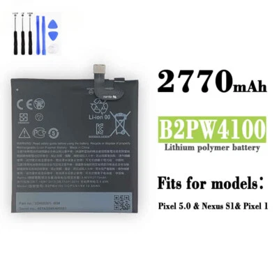 New Replacement Battery for Google Pixel 1St Generation B2PW4100 35H00261 +Tools - Image 1 of 4