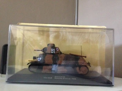 Tanque SOMUA S-35 1ere DLM QUESNOY FRANCIA 1940 ESCALA 1/43 FUNDIDO A PRESIÓN NUEVO EN CAJA MUY BUEN ESTADO Foto 1 de 4