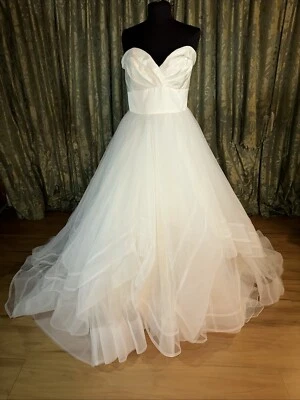 Vestido de novia Hayley Paige 62005 Loretta talla 20 nuevo con etiquetas marfil Foto 1 de 4
