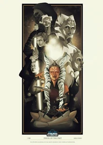 STAR WARS CELEBRATION Europe Limited edition Ahsoka Tano Art Print Sold Out!! - Picture 1 of 11