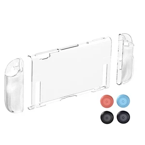 TPU Transparent Split Protective Case+Rocker Caps Accessory For Switch 2 Console - Picture 1 of 6