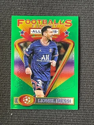 Lionel Messi 2021-22 Topps Finest Flashback UCL Refractor #30 - Image 1 of 2
