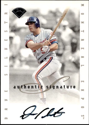 1996 Leaf Signature Series Dave Silvestri Extended Series Autographs #NNO - Image 1 of 4