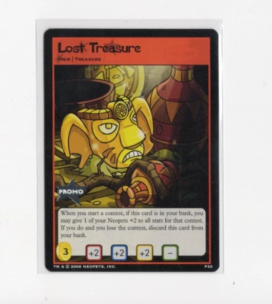 Neopets TCG Promo Card Lost Treasure P22 Wizards 2006 - Image 1 of 1