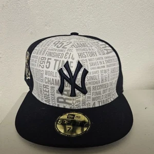 Mariano Rivera New Era NY Yankees Career Achievements Cap Fitted 7 3/8 Rare - Bild 1 von 6