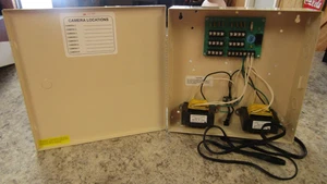 Stealth PS-2480S-8UL 8 Camera CCTV Power Supply Box 8 amps 24V or 28V - Picture 1 of 15