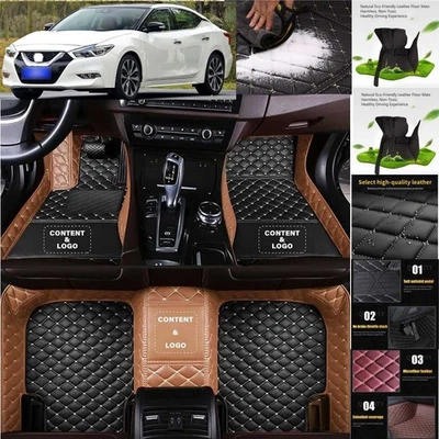 For Nissan Maxima Car Floor Mats Luxury Waterproof Liners Carpets Cargo Custom - Изображение 1 из 4