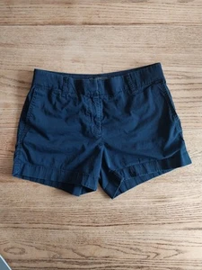 J. Crew Chino Mid Rise 3.5” Inseam Navy Blue Shorts Womens Size 4 - Picture 1 of 7