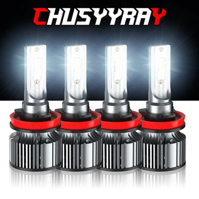 For Nissan Maxima 2016 2017 2018 LED Headlight Bulbs Kit Hi-Lo Beam 1:1 Design - Image 1 of 4