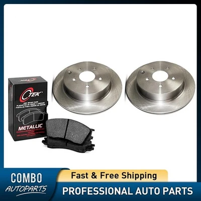 Juego de pastillas de freno de disco trasero rotor de freno de disco para Mercedes-Benz C250 2012-2016 Foto 1 de 4