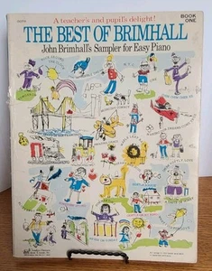 Vtg 1977 The Best Of Brimhall Book 1 - Brimhall's Sampler For Easy Piano #0071f - Picture 1 of 23
