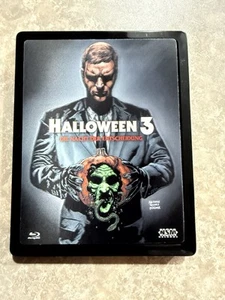Halloween 3 Blu Ray Lenticular Steelbook Horror Rare OOP Season Of The Witch - Picture 1 of 6