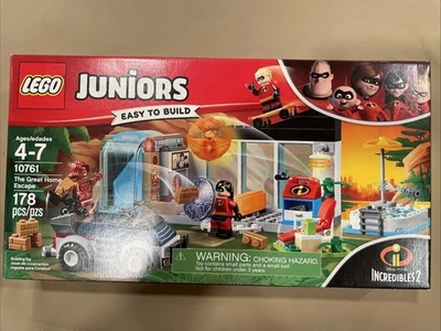 Lego Juniors 10761 Disney Incredibles 2 The Great Home Escape NISB Retired - Image 1 of 4