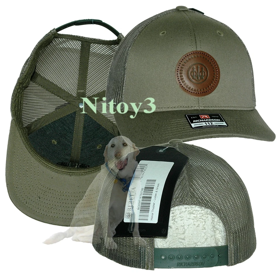 Beretta Honor Trucker Baseball Hat-Cap Men One Size Adjustable Loden Green - Image 1 of 1