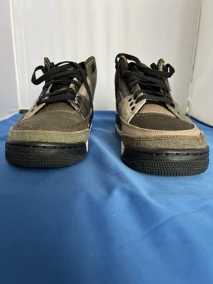 Air Jordan 3 Retro Patchwork Dark Hazel Camo Khaki Green DO1830-200  Mens 9 - Image 1 of 4