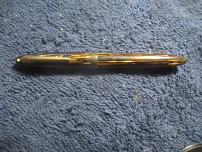 Pluma Estilográfica Sheaffer de Colección Punto Blanco 14k Plumín Dorado Marrón Foto 1 de 2