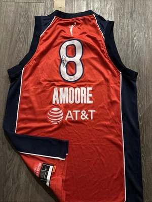 Georgia Amoore Washington Mystics Autograph Signed Jersey! Psa Coa  - Image 1 of 3