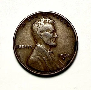 1931 D Lincoln Wheat Cent, Key Date!, Circulated, Free Shipping, FCH# 466 - Picture 1 of 2