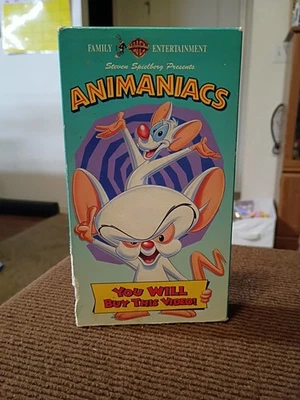 Vintage Vhs Animaniacs You Will Buy This Video  - Image 1 of 3