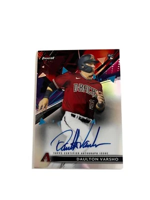 2021 Topps Finest - Finest Autographs #FA-DV Daulton Varsho (AU, RC) - Image 1 of 4