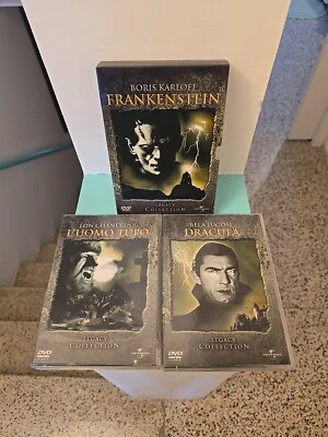 FRANKENSTEIN (BORIS KARLOFF) LEGACY COLLECTION FILM NOIR ANNI '30/'40 IN 4 DVD - Immagine 1 di 4