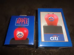METS~2013 CITI HOME RUN APPLE BANK Y FIGURA DE APPLE 6/23/18 SGA - Imagen 1 de 4