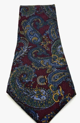 Corbata Nordstrom 100% seda cosida a mano en Italia multicolor abstracta diseñador Foto 1 de 4