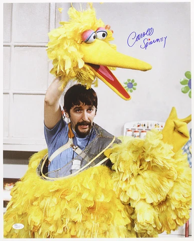 1970s Carroll Spinney in “Big Bird” Costume LE Signed 16x20 Color Photo (JSA) Cover