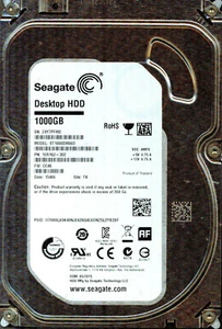 ST1000DM003,  1ER162-302,   CC46,  TK,  SEAGATE SATA 1TB   Z4Y7 - Picture 1 of 4