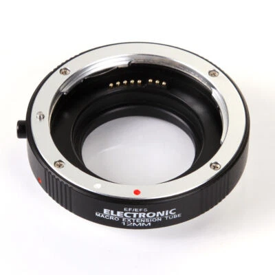 12mm AF Macro Extension Tube for Canon EF/EF-S Lenses - Auto Focus Electronic DG - Image 1 of 4