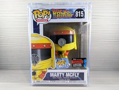 MARTY MCFLY 815 Hazmat Funko Pop Back To The Future Anti-Radiation Suit [Vault*] - Photo 1/4