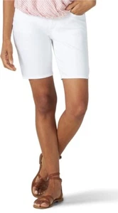 Lee Riders Women's Bermuda White Jeans Shorts Size 22, White - Picture 1 of 6