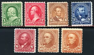 USAstamps Unused FVF US 1897 Regular Issue Scott 279-282c,283 OG MH SCV $451 - Picture 1 of 2