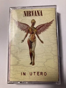 **Factory Sealed** Nirvana In Utero Cassette 1993 DGCC-24607 Geffen Kurt Cobain - Picture 1 of 10